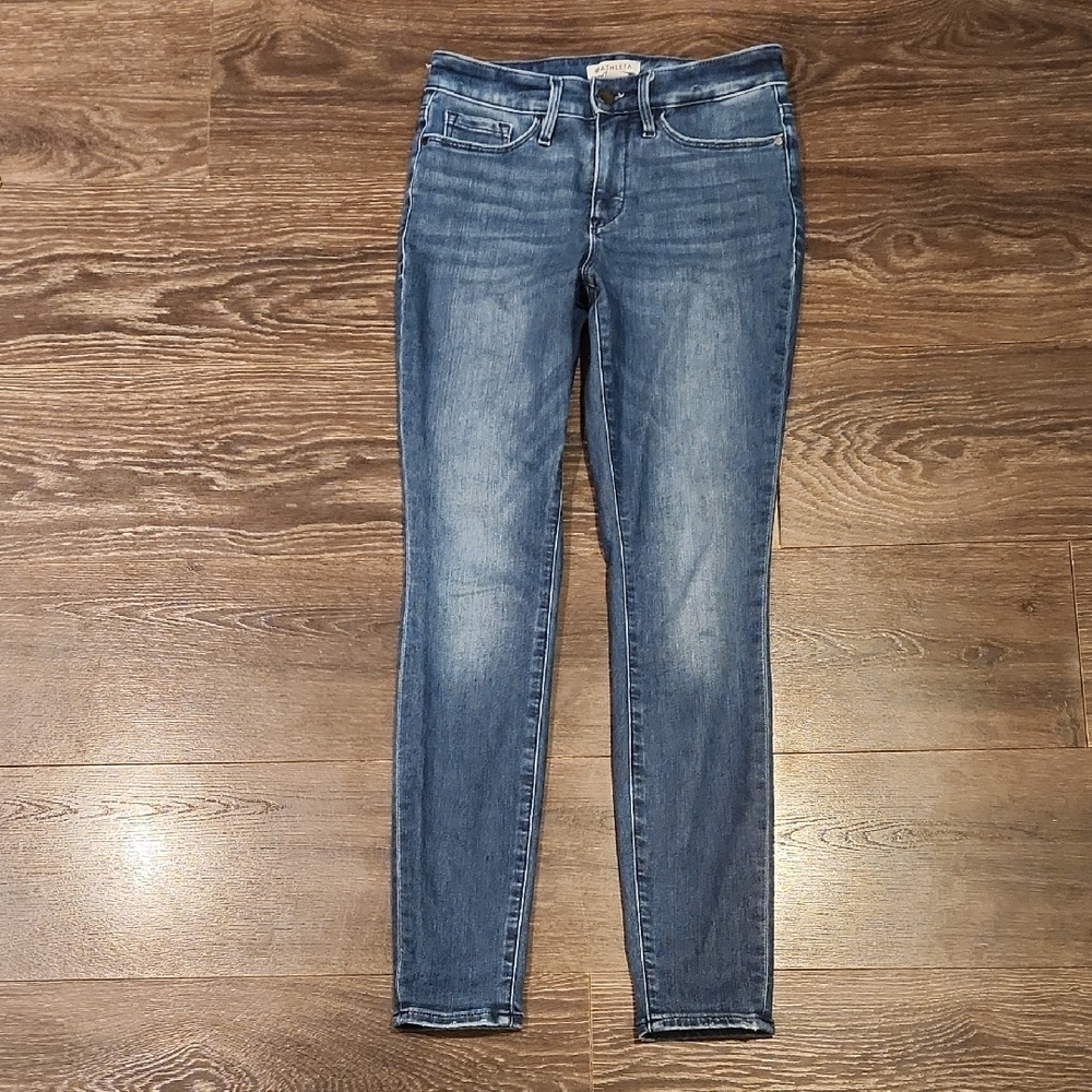❤️ ATHLETA SKULPTEK SKINNY JEANS, 2P (26 PETITE)